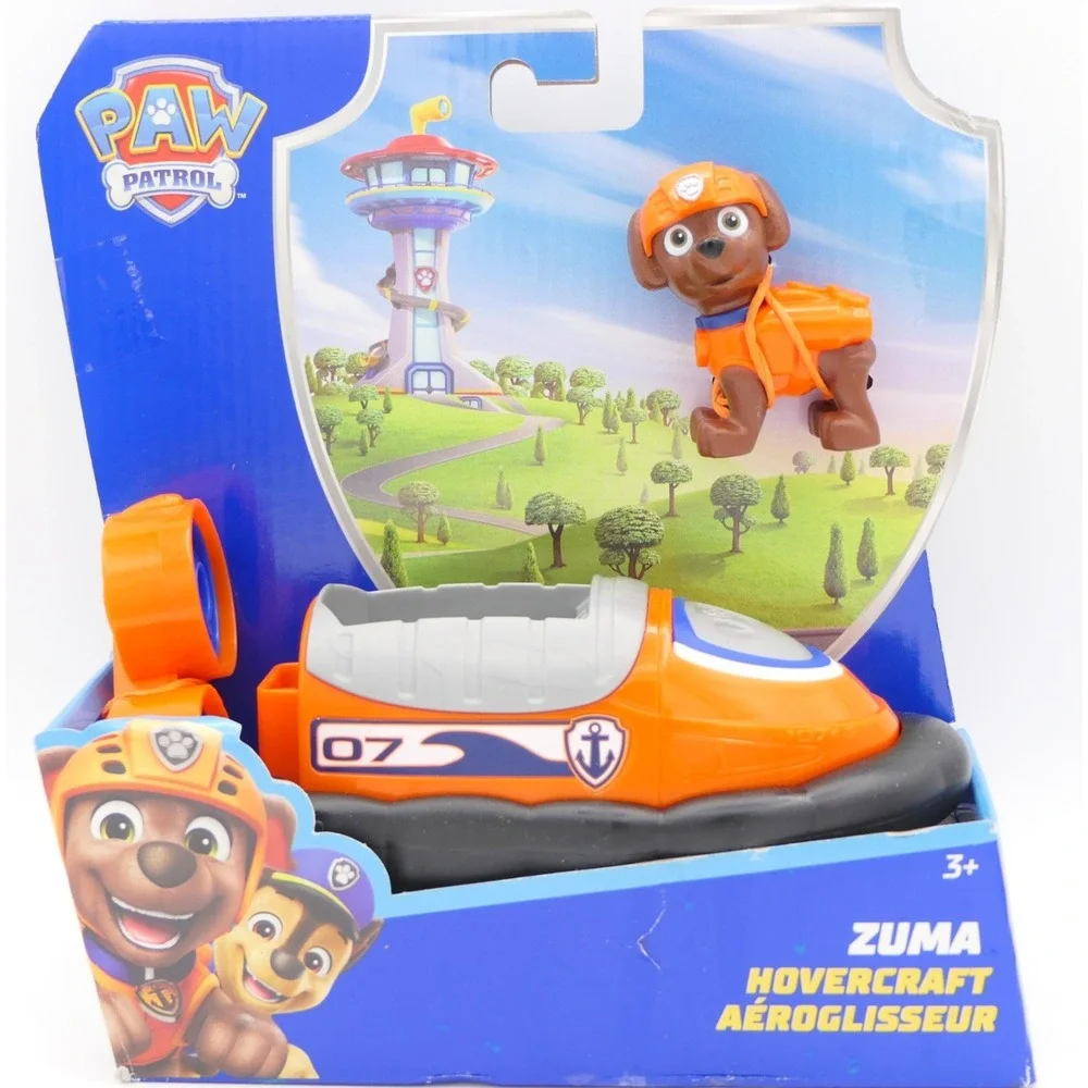 Spin Master Paw Patrol Zuma Hovercraft Vehicle & Figure Toy Set Age 3+